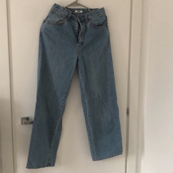 Uniqlo Blue Baggy Jeans US26 - Picture 3 of 5